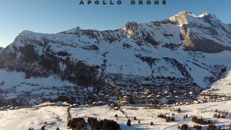 Grand-Bornand Photo aérienne avec drone professionnel Savoie