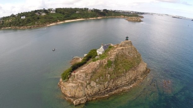 Île Louët, vue aérienne sud