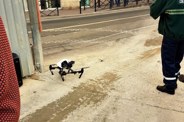 DJI Inspire surveillé par la police