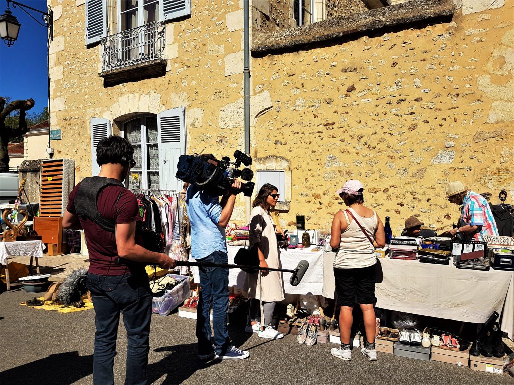 Tournage avec une équipe de France Télévisions pour le journal de 20h de France2