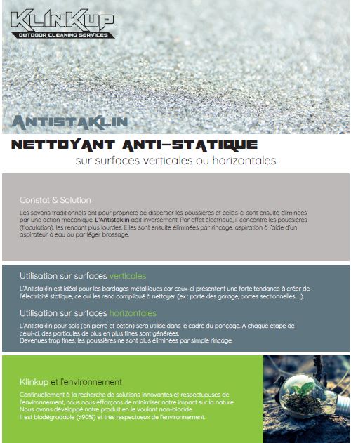 Nettoyant anti-statique